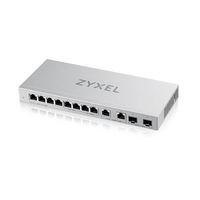 Zyxel switch xgs1010-12-zz0101f - switch unmanaged,  8 porte 2.5 gigabit,  2 porte sfp+ XGS1010-12-ZZ0101F Networking Informatica