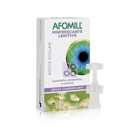 Afomill Rinfrescante Senza Conservanti 10 Fiale Da 0, 5 Ml