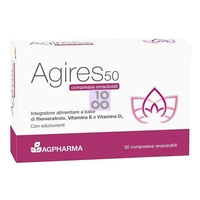 Agires 50 30 Compresse Orosolubili Scatola 5, 4 G