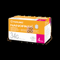 Ago Per Penna Da Insulina Nanopass 34 Gauge Lunghezza 4 Mm 100 Pezzi