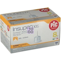 Ago Per Penna Da Insulina Pic 30 Gauge 8 Mm 100 Pezzi