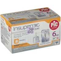 Ago Per Penna Da Insulina Pic 31 Gauge 6 Mm 100 Pezzi