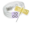 AGO STERILE PIC VENOGLISS MONOUSO IN BLISTER SINGOLO PEEL PACK CONO RIGIDO A TRIPLICE AFFILATURA E TRATTAMENTO SILICOLICO ANTIATTRITO GAUGE 27X0, 40MM TUBO LUNGHEZZA 60CM 1 PEZZO