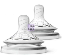 Avent 2 Tettarelle Natural Flusso Medio 3 Fori