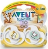 AVENT SUCCHIETTO DECORATO 3-6M 2 PEZZI