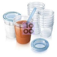 AVENT VASETTI 10PZ 180ML (SENZA COPERCHIO)