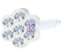 BLOMDAHL FORALOBO MP DAISY 5MM CRYSTAL