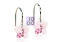 BLOMDAHL GIOIELLO NT BUTTERFLY PENDANT 8MM LIGHT ROSE
