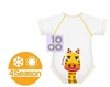 BODY 0/36M BIO COTTON 4SEASON GIRAFFA