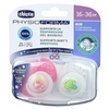 Chicco Succhietto Air Lumi In Silicone 16 36 Mesi 2 Pezzi