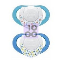CHICCO SUCCHIETTO IN SILICONE AZZURRO 4 MESI+ 2 PEZZI