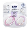 CHICCO SUCCHIETTO IN SILICONE ROSA 4 MESI+ 2 PEZZI