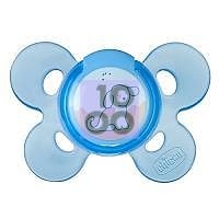 CHICCO SUCCHIETTO PH COMFORT BLU SILICONE 0 MESI + 1 PEZZO CAUCCIU