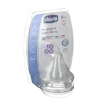 CHICCO TETTARELLA WELL BEING 6 MESI+ FOOD SILICONE 2 PEZZI
