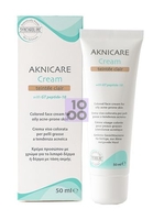 Crema Trattante Colorata Per Pelle Acneica Aknicare Cream Teintee Clair Tubetto 50 Ml