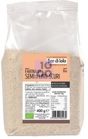Farina Di Semi Di Lino Scuri Bio 400 G