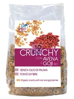 Fsc Crunchy Con Avena E Bacche Di Goji Bio Con Olio Di Girasole Senza Olio Di Palma 375 G