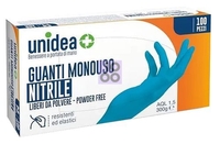 Guanti In Nitrile Senza Polvere Unidea Misura Large 100 Pezzi