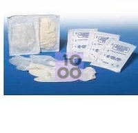 GUANTO IN LATTICE STERILE PER PICCOLI INTERVENTI AMBULATORIALI MISURA MEDIA IN BLISTER FILM E CARTA MEDICALE PRONTI ALL