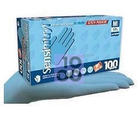GUANTO MEDICALE DA ESAME SENSINITRYL SENZA POLVERE IN NITRILE MISURA 9-9, 5 EXTRA LARGE 100 PEZZI