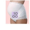 Jolie Maman 1430 Guaina Gestante Cotone Con Pizzo Sgambata Bianco 2