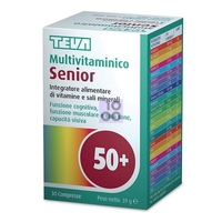 Multivitaminico Senior Teva 30 Compresse 39 G