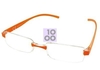 Occhiale Da Lettura Premontato T Vedo Rimless Miele + 2, 00 Diottrie