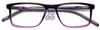Occhiale Da Lettura Premontato Twins Gold Detriot Viola +2, 00