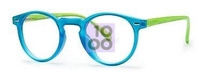 OCCHIALE DA LETTURA PREMONTATO TWINS PLATINUM SMILE AZZURRO/VE +1, 50