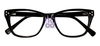 OCCHIALE DA LETTURA PREMONTATO TWINS PLATINUM VEN NERO +2, 50