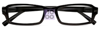 OCCHIALE DA LETTURA PREMONTATO TWINS SILVER GENTLEMAN NERO +2, 00