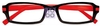 OCCHIALE DA LETTURA PREMONTATO TWINS SILVER GENTLEMAN ROSSO+3, 50