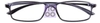 OCCHIALE PREMONTATO DA LETTURA IRISTYLE FLEXY BLACK +1, 00 DIOTTRIA
