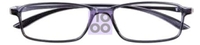 OCCHIALE PREMONTATO DA LETTURA IRISTYLE FLEXY BLACK +1, 00 DIOTTRIA