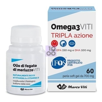 Omega3 Viti Tripla Azione 60 Perle