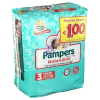Pampers Baby Dry Mutandina Midi Small Pack 19 Pezzi