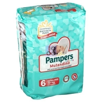PAMPERS BABY DRY MUTANDINO SM TAGLIA 6 EXTRALARGE SMALL PACK 14 PEZZI