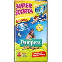 PAMPERS SOLE&LUNA TRIO MAXI 54 PEZZI