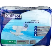 Pannolone Per Incontinenza A Mutandina Per Giorno Soffisof Farm Grande 30 Pezzi