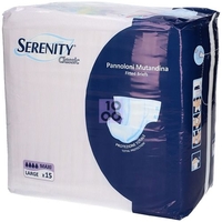 Pannolone Per Incontinenza A Mutandina Serenity Classic Formato Maxi Taglia Large 15 Pezzi