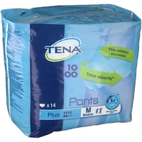 PANNOLONE PULL UP TENA PANTS PLUS TAGLIA MEDIUM 14 PEZZI