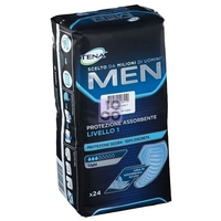 PANNOLONE SAGOMATO MASCHILE TENA MEN LIVELLO 1 24 PEZZI