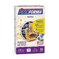 Pesoforma Biscotti Mirtilli 8 Pasti 16 Biscotti