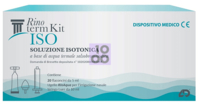 RINOTERM KIT ISO 20 FLACONCINI DA 5 ML + UGELLO RINAQUA PER IRRIGAZIONE NASALE + SIRINGA DA 10 ML
