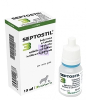 Septostil Soluzione Oftalmica Idratante Epitelio Protettiva Lenitiva Lubrificante Per Cani E Gatti 10 Ml