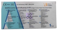 Test Antigenico Rapido Covid 19 Alltest Autodiagnostico Determinazione Qualitativa Antigeni Sars Cov 2 E Influenza A+B In Tamponi Nasali Mediante Immunocromatografia