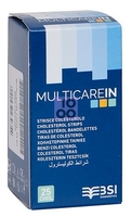 Test Colesterolemia Multicare In Colesterolo In Strisce Con Aspirazione Capillare 25 Pezzi