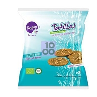TORTILLAS DI TEFF CON SEMI DI LINO 35 G