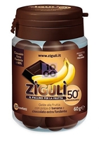 ZIGULI GELEE GUSTO BANANA E CIOCCOLATO FONDENTE 60% 20 CONFETTI 60 G