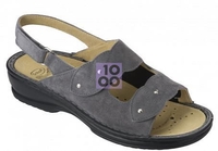 ZIMANDRA B/S SUEDE+ELASTICATED TEXTILE WOMENS DK GREY 40 COLLEZIONE SS17 1 PAIO